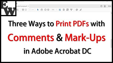adobe acrobat print to pdf|Three Ways to Print PDFs with Comments and Mark .
